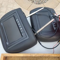 Car Headrest With Screen