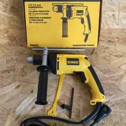 Dewalt 1/2” Hammer Drill 8.5 Amps Model DW511