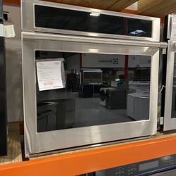GE Monogram Stainless Steel 30” Smart Electric Convection Single Wall Oven Statement Collection 