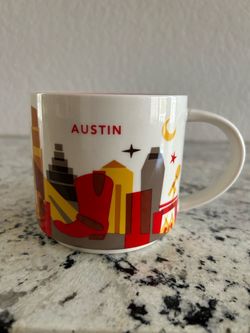 Starbucks Austin Texas Coffee Mug Cup You Are Here Series 14 Oz