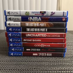 PS5 And PS4 Games 