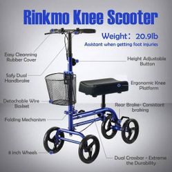 New in Box RINKMO Economy Steerable Knee Scooter