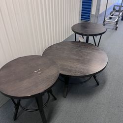 3 Three Piece Table Set