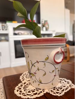 Anfora Portugal Ceramic Planter - Hand Painted