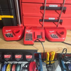 M18 M12 Milwaukee Chargers All Brand New Never Used (New)