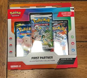 Pokémon TCG First Partner Illustration Collection Series 2 3-Pack Promo Booster