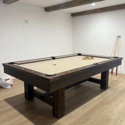 Pool Table With Ping Pong Top ( Free Delivery & Set Up & New Color Felt Of Your Choice )