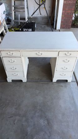 Wooden desk