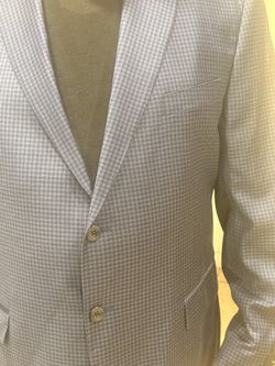 Milano Mens Suit 48R Blue New