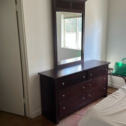 Chestnut Wood Dresser/Vanity MOVE OUT SALE 