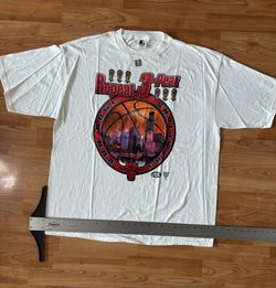 Vintage Chicago Bulls 3peat 1(contact info removed) NBA Championship Starter Size XL #chicagobulls #basketball y2k