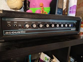 Acoustic B600H with a Acoustic B810 8x10 stack
