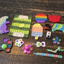 Pop It Fidget Spinner Bundle 