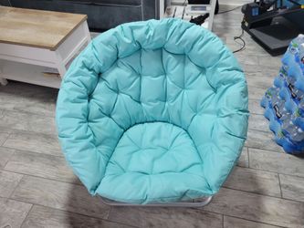 Blue Clam Shell Chair