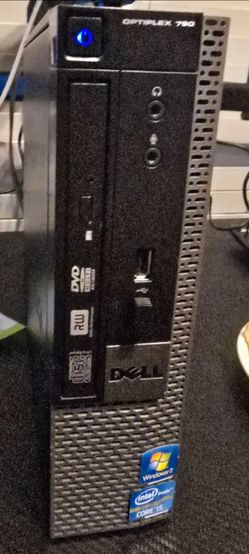 DeskTop DELL 790 - 2.5GHz CPU/8.0gb.RAM/256GB.SSD -  Windows 11, Wi-Fi, Work Good ✔️