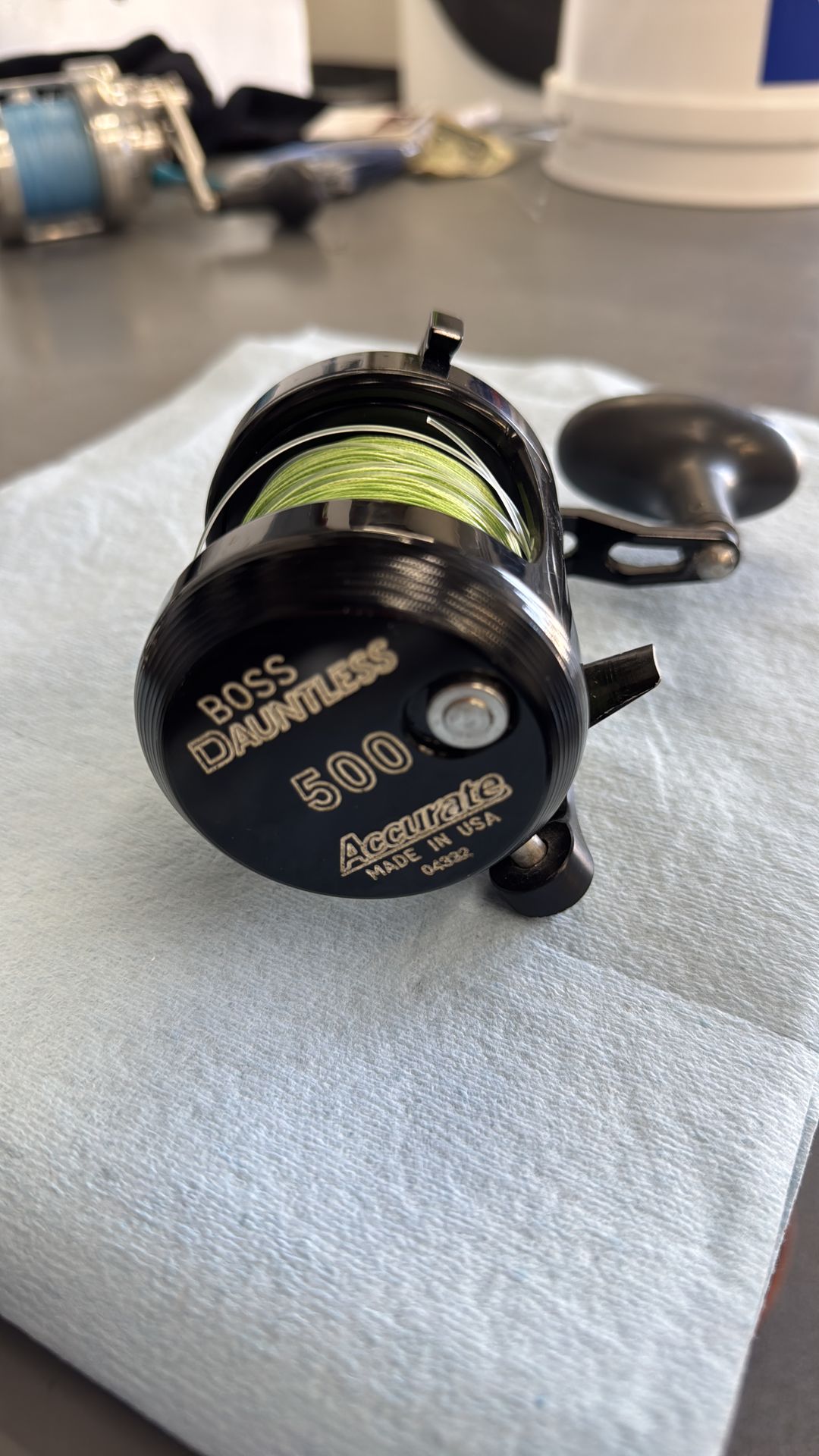 Accurate boss dauntless 500 fishing reel