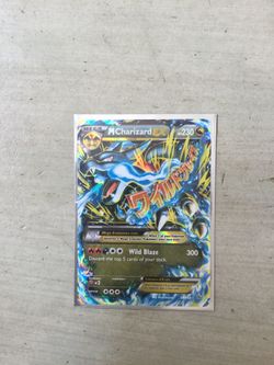 Mega Charizard Ex XY rare collectors card mint condition