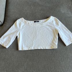 White Crop Top
