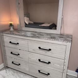 Large Dresser With Mirror