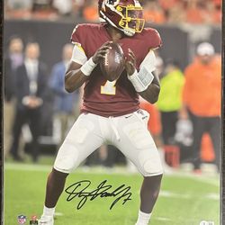Dwayne Haskins Signed Washington Redskins 16x20 Photo Beckett