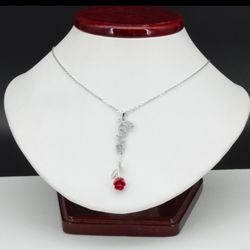 925 Sterling Silver Love Necklace 