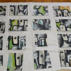 Selling 8x10 original art swatch series by Famous local artist