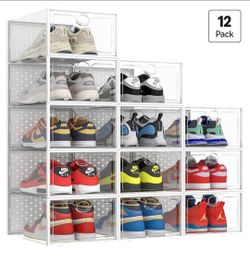 XXL Larger Shoe Storage Boxes Fit Size 14,12 Pack