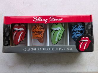 Rolling Stones Pint Glass 4 Pack