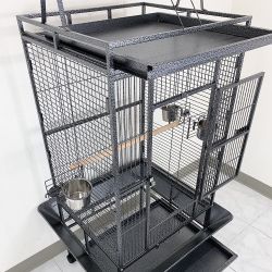 New in Box $155 Large 68-inch Tall Bird Cage with Rolling Stand for Parrots Parakeets Cockatiel Lovebird
