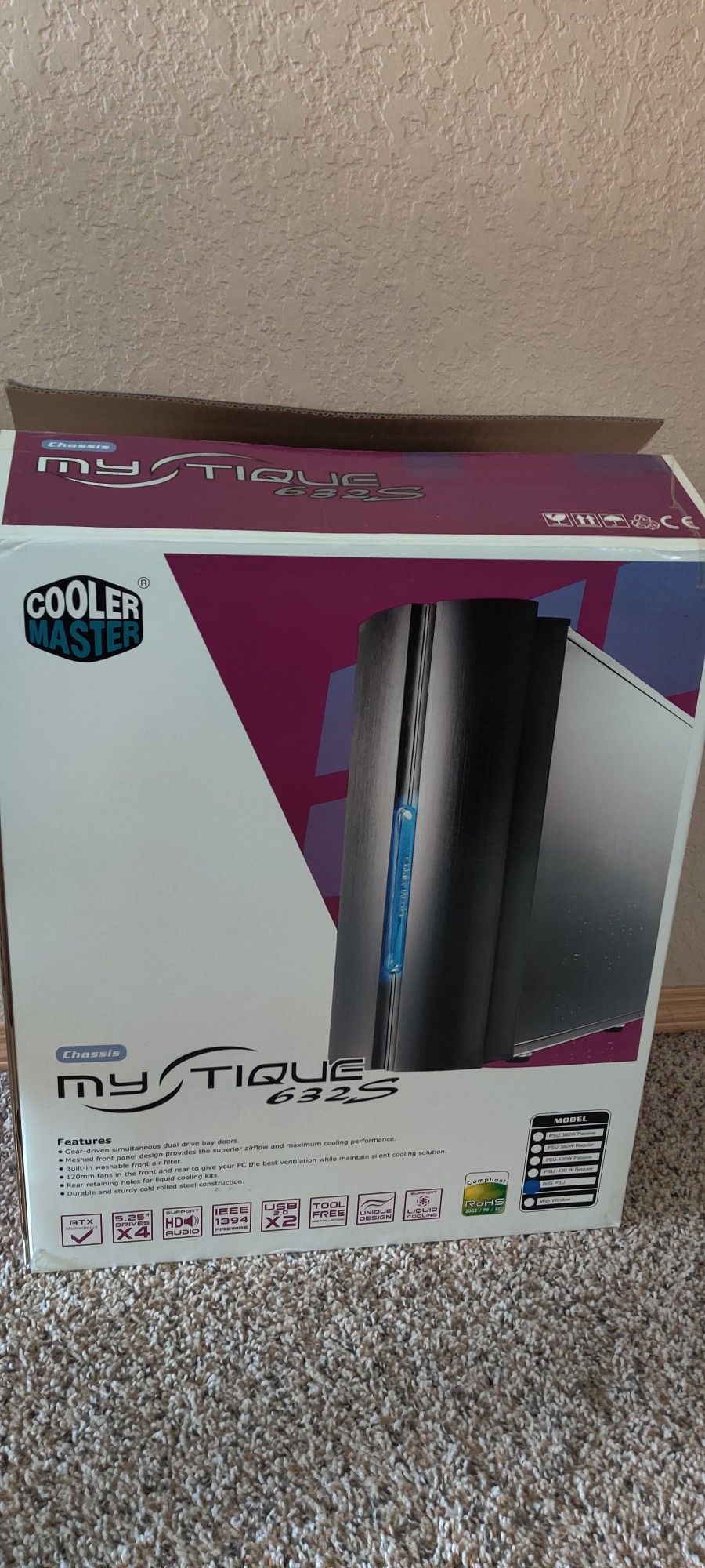 Cooler Master Mystique PC Tower Case