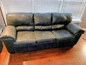 Ashley Furniture Slate Grey Sofa Couch and Loveseat Bladen