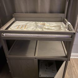 Convertible Baby Crib & Changer - Mattress Not Included