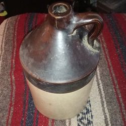 Antique Stoneware Whiskey Jug