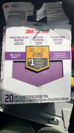 Sanding sheets (grit 220)
