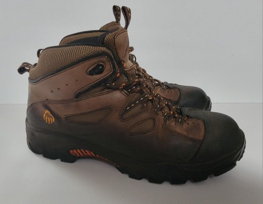Wolverine Hudson W02194 Steel-Toe Men's Work Boots - Dark Brown/Black Sz 10