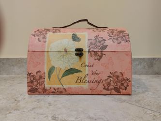 Vintage Count Your Blessing Box