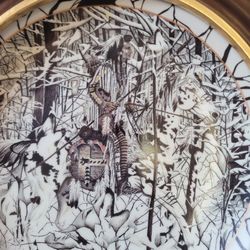 Where Paths Cross Diana Casey Silent Journey The Bradford Exchange 1994 Plate 8"