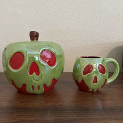 Halloween Disney Canister And Cup