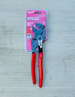 Milwaukee 10 in. Straight Jaw Pliers Wrench
