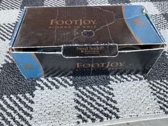 Footjoy golf shoes white and tan size 10
