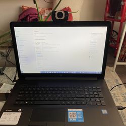 HP Laptop 17.3 “ with HD 1080 Web Cam