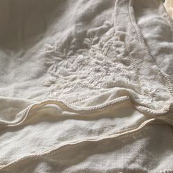 6/6 Vintage Linen Napkins 12