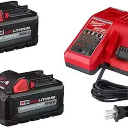 Milwaukee M18 6 Ah 2 Pack With Charger