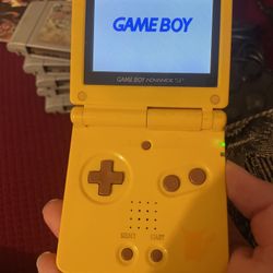 Gameboy Advance Sp Double Light Reshell Tested Working