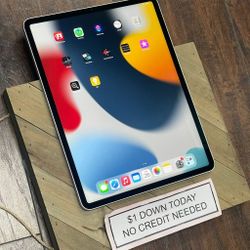 Apple iPad Pro 12.9 inch 5th Gen 256GB LTE -PAYMENTS AVAILABLE-$1 Down Today 