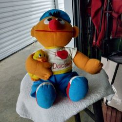 Sesame Street I Love Duckies Ernie Doll