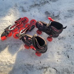 Roller Skates and attachable Roller Blades