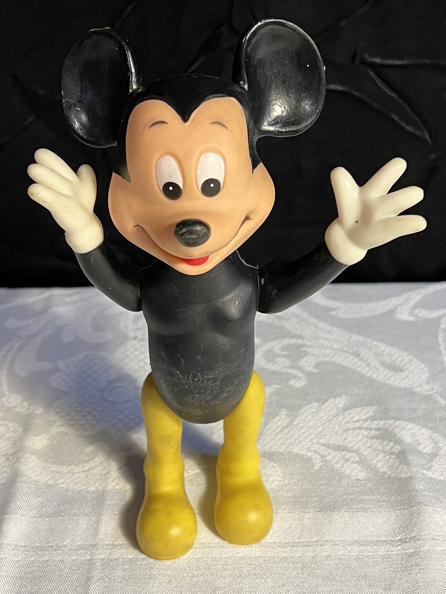 Vintage 1950s Disney Mickey Mouse Vinyl doll.