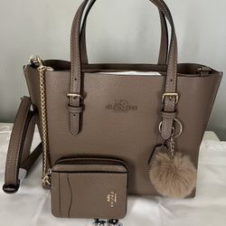 Coach Mollie Tote Bag 25 And Matching Wallet 