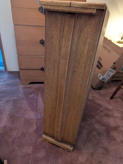 Vintage mid 20 century oak bookcase
